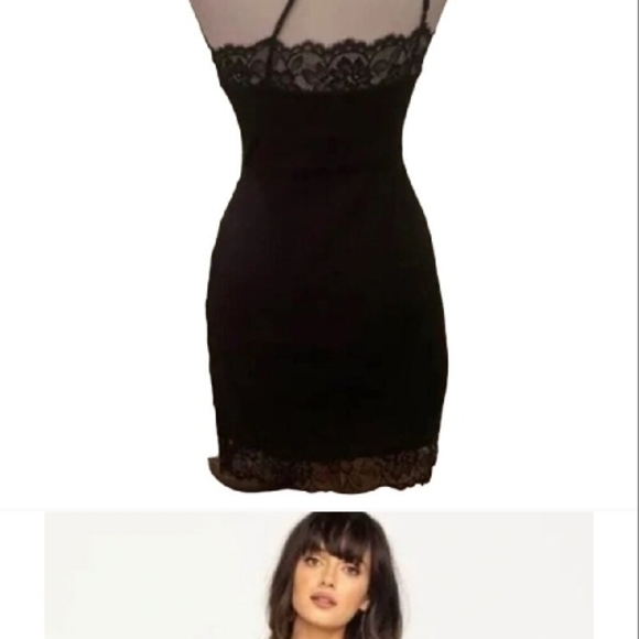 Free People Black One Shoulder Dress - Picture 2 of 7